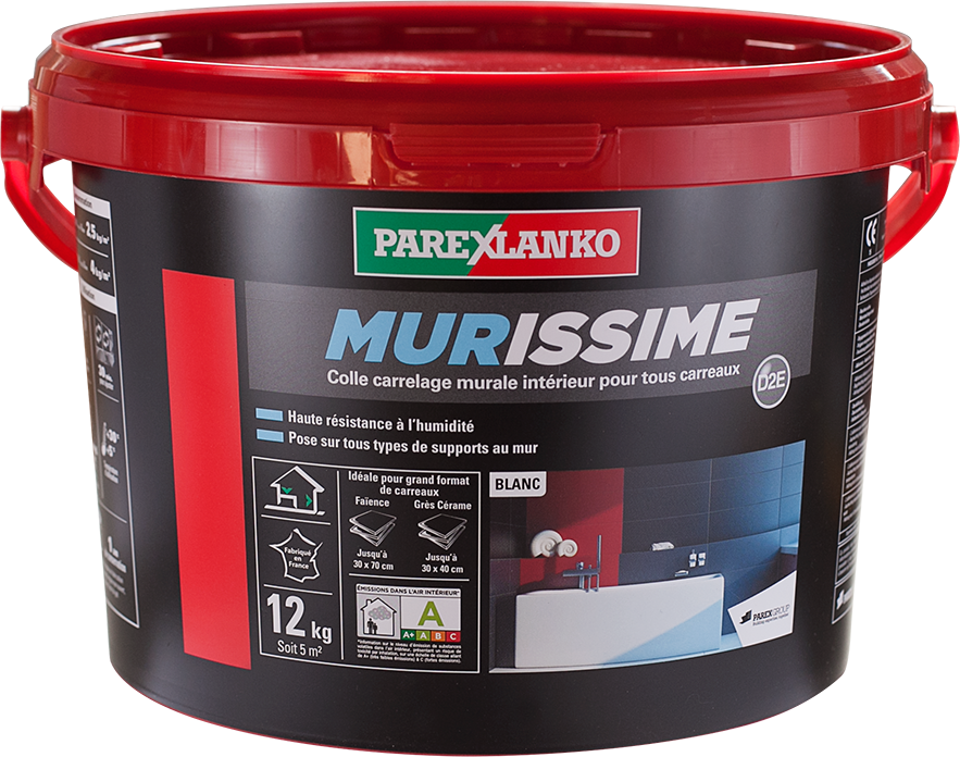 Colle mur & plan de travail en pâte Murissime 12kg - PAREXLANKO